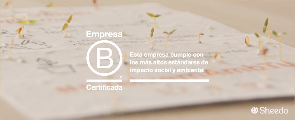 papel de semillas plantable b corp