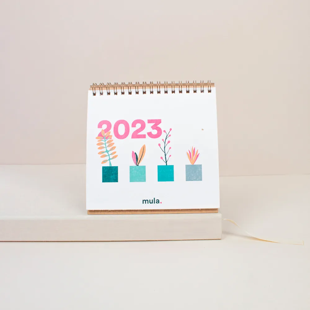 calendario plantable de mesa