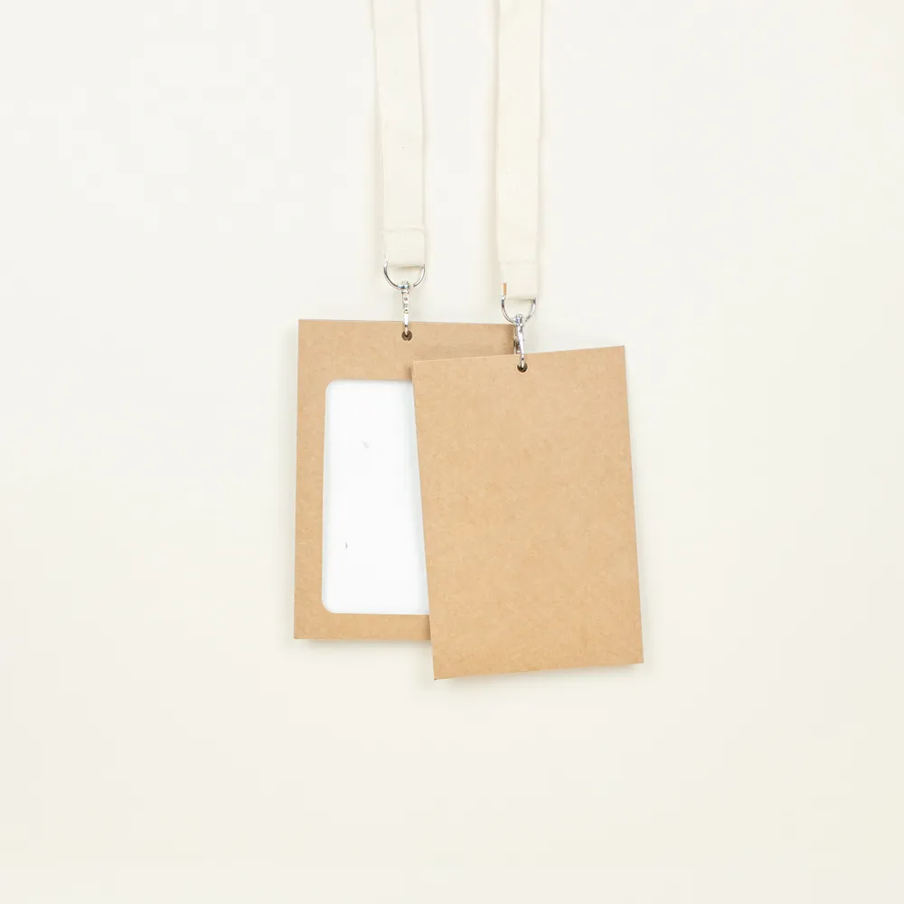 fundas biodegradables porta acreditaciones sin personalizar