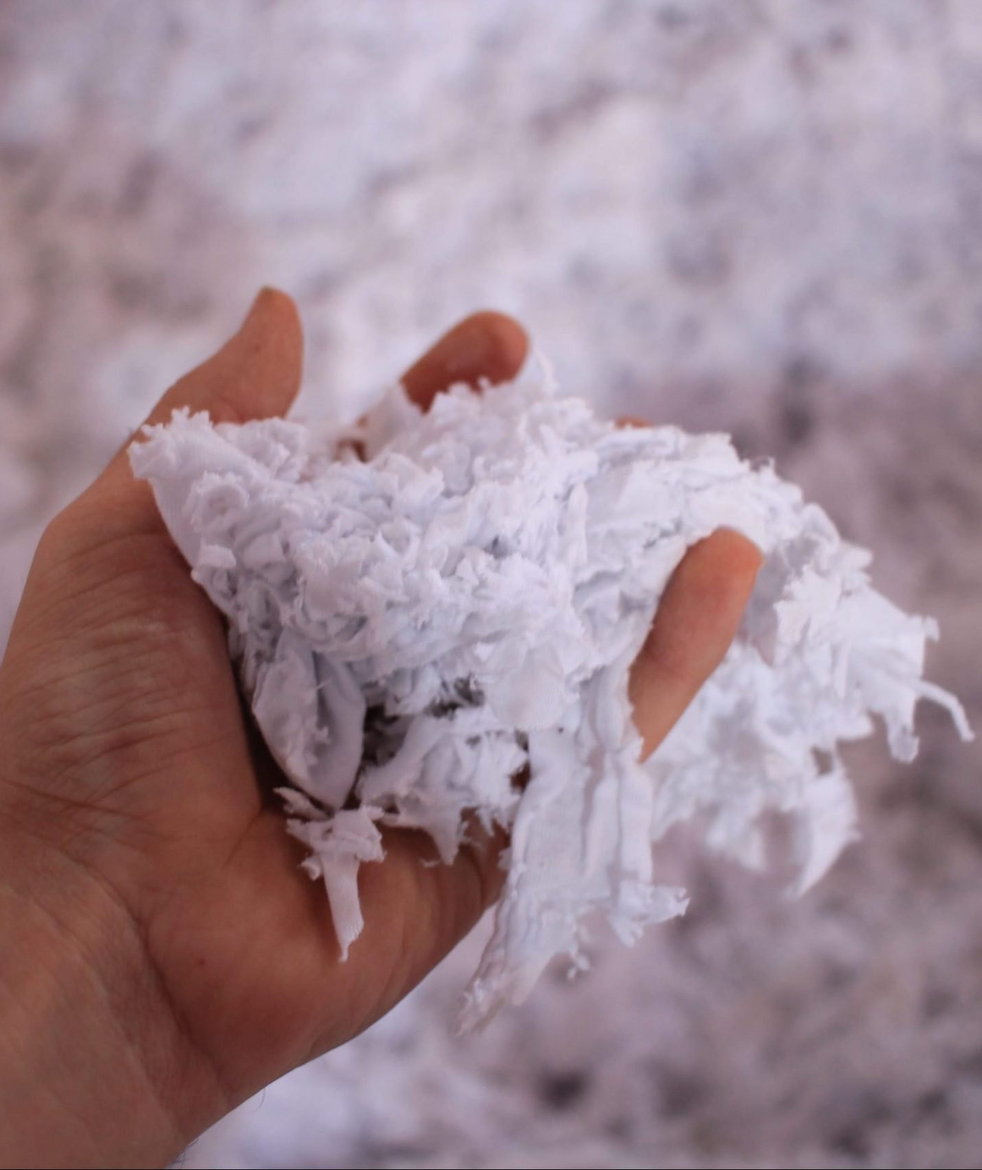 Algodón textil desmenuzado Sheedo Studio