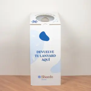 Contenedor de devolución de lanyard