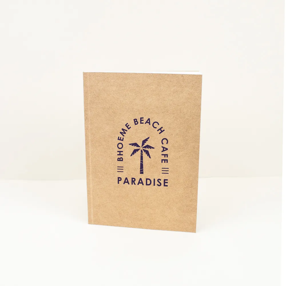 Cuaderno plantable personalizado portada kraft