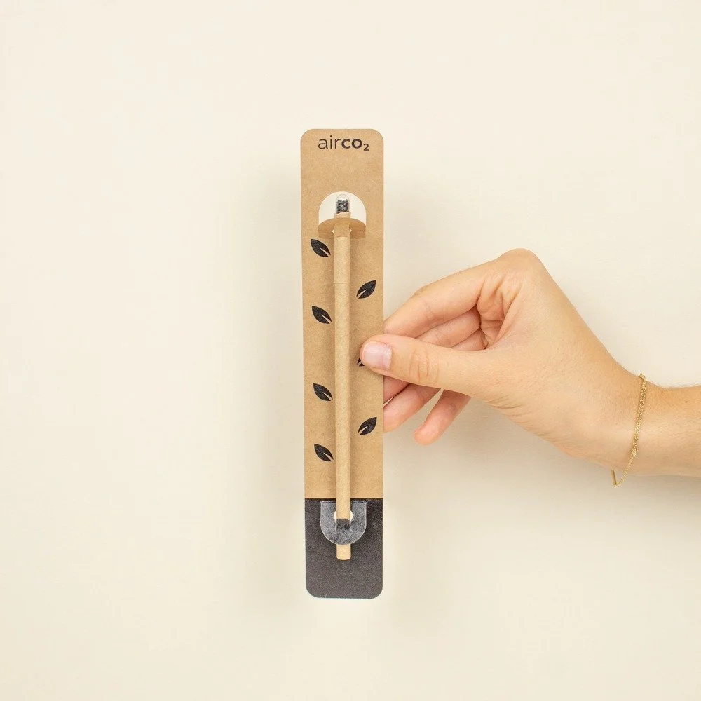 Bolígrafo con semillas