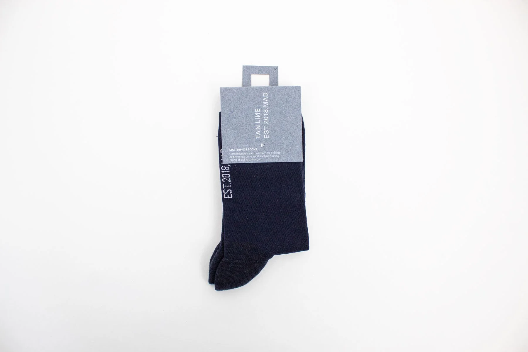 Tan Line Un packaging sostenible de calcetines