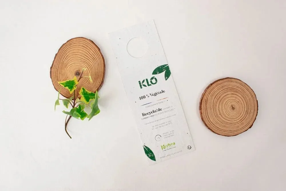 Kerhea packaging sostenible de papel con semillas.