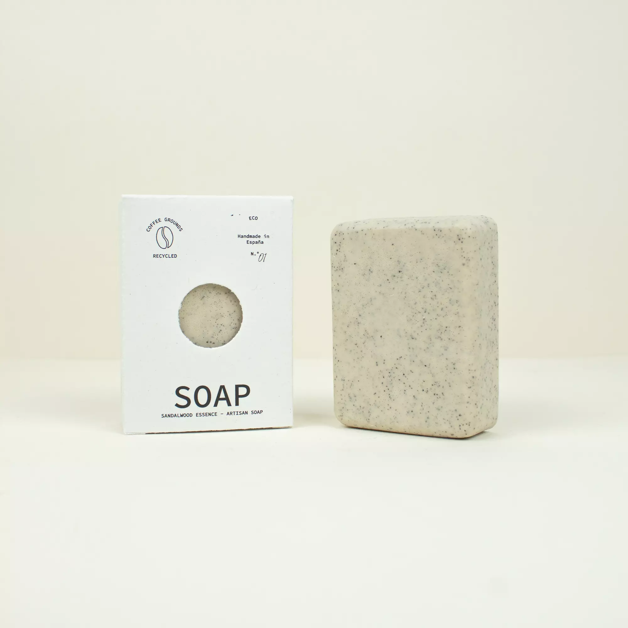 jabon glicerina packaging blanco