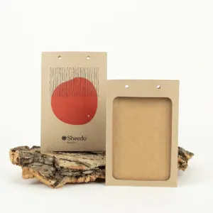 Porte-badge A6 double perforation personnalise