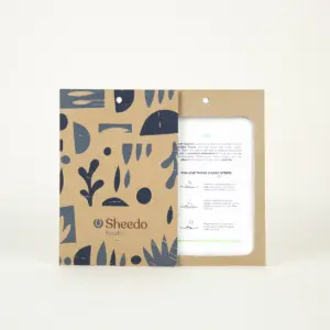 Funda de acreditación A6 personalizada en papel kraft