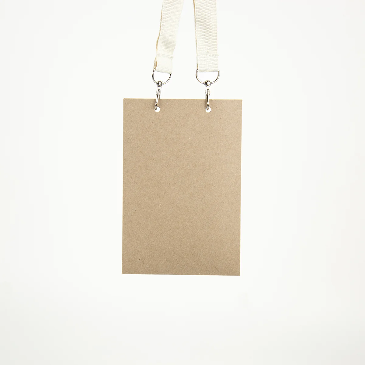 porte badge double mosqueton