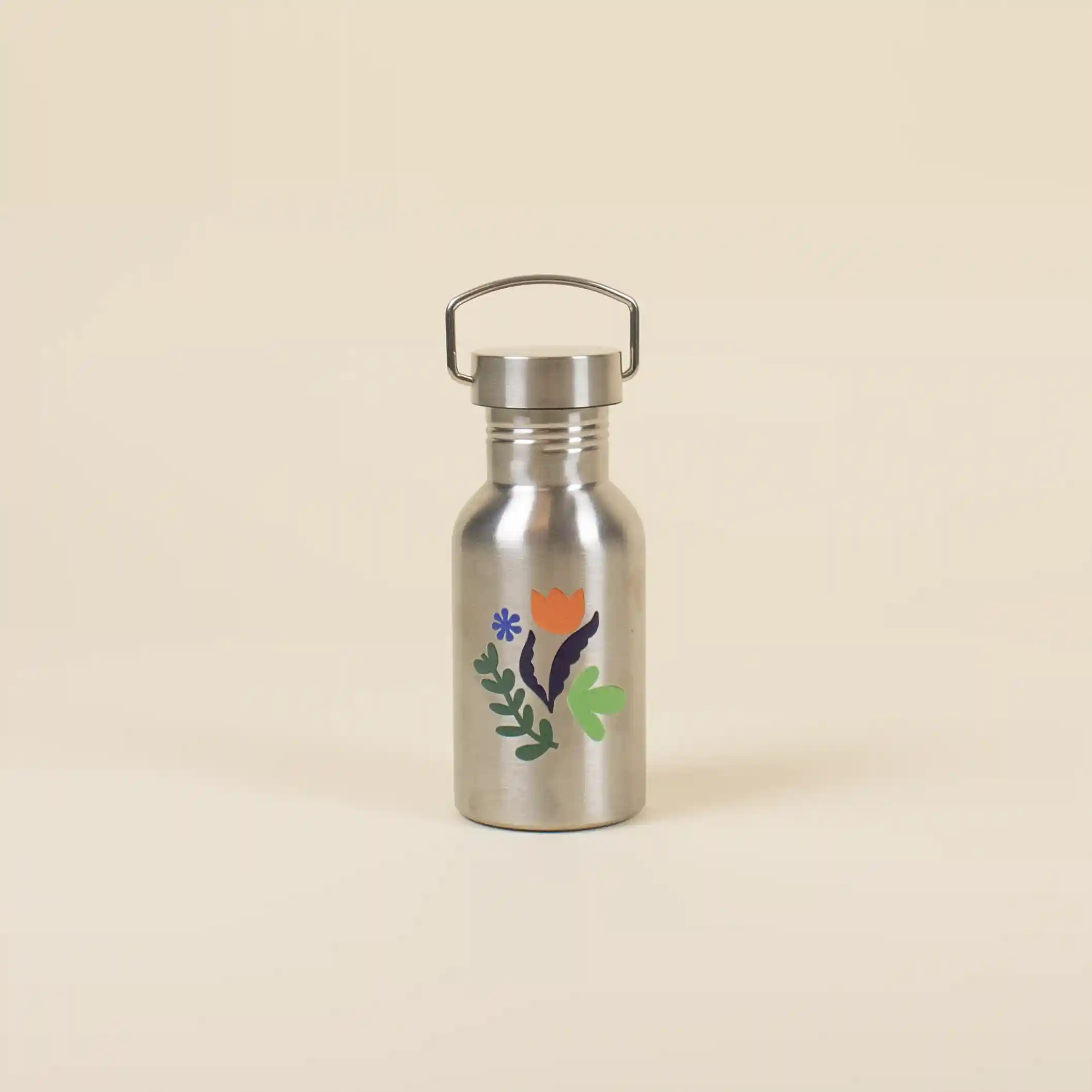 Botella acero inoxidable 500 ml CUB botella acero inoxidable 500 ml personalizada fondo beige