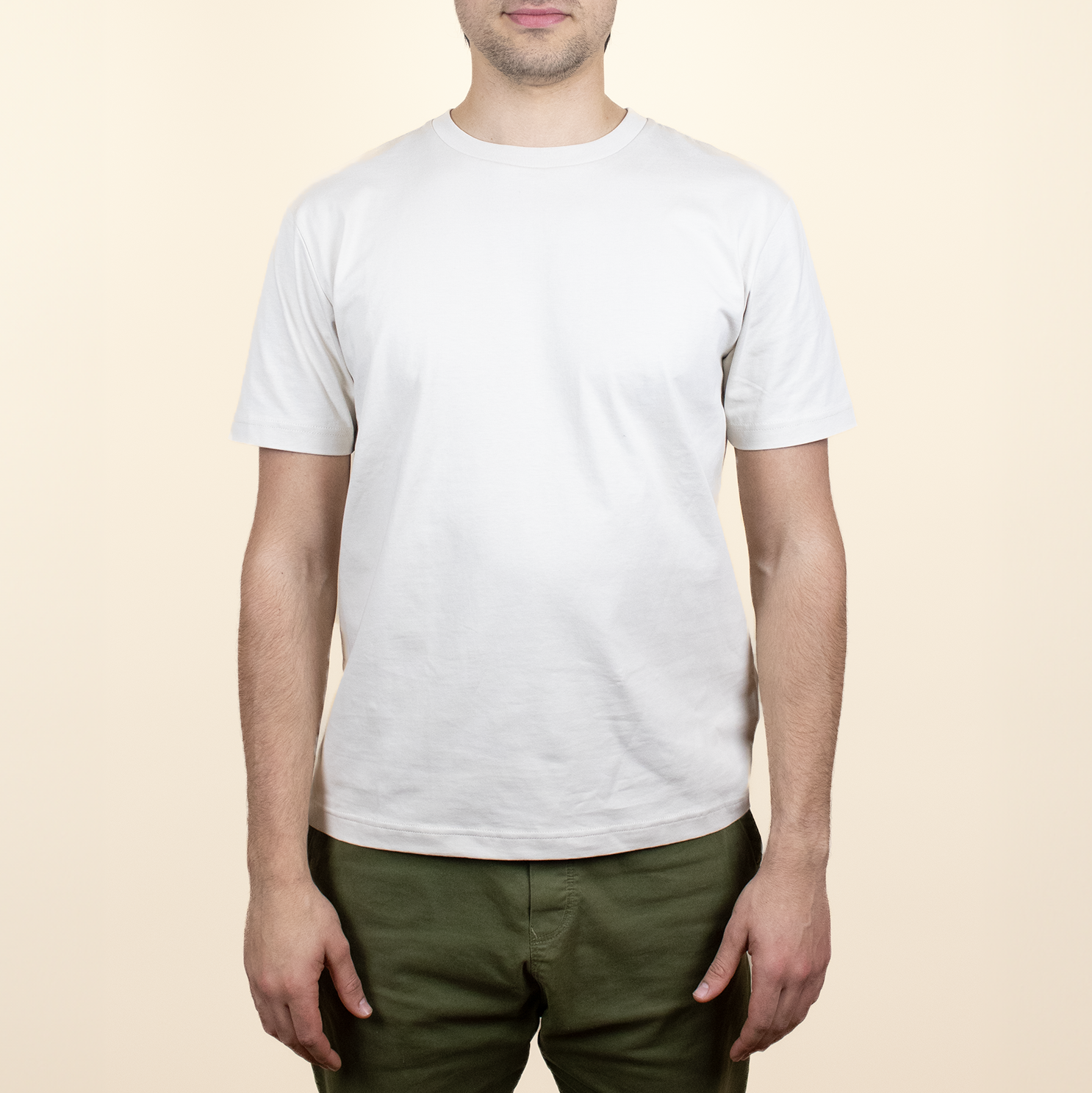Camiseta Beige Frontal Chico Camiseta Beige Frontal Chico