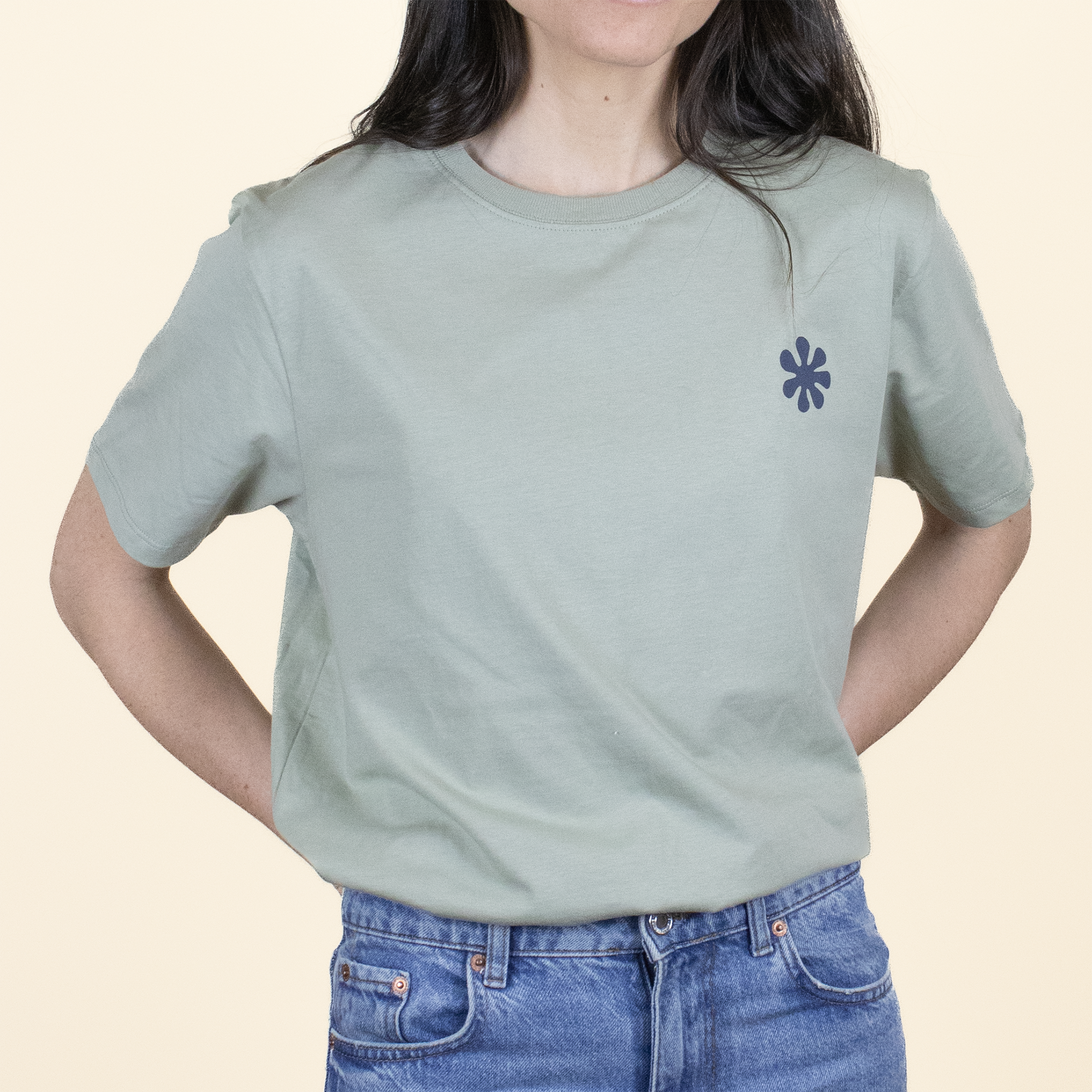 camiseta-personalizada-verde camiseta personalizada verde Frontal Chica