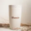 Taza termo personalizada VELVET taza termo personalizada con logo fondo beige