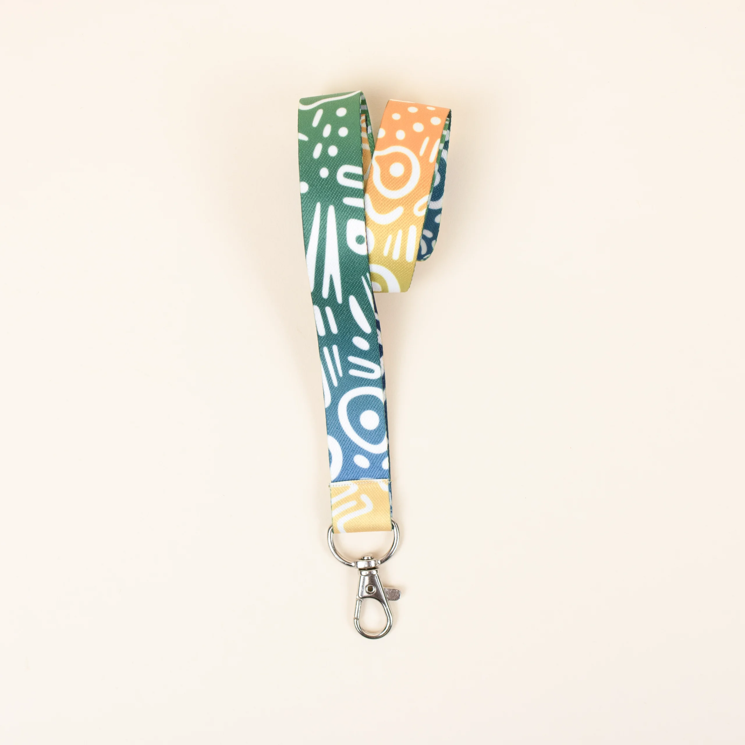 Lanyard de rpet  personalizado fondo beige
