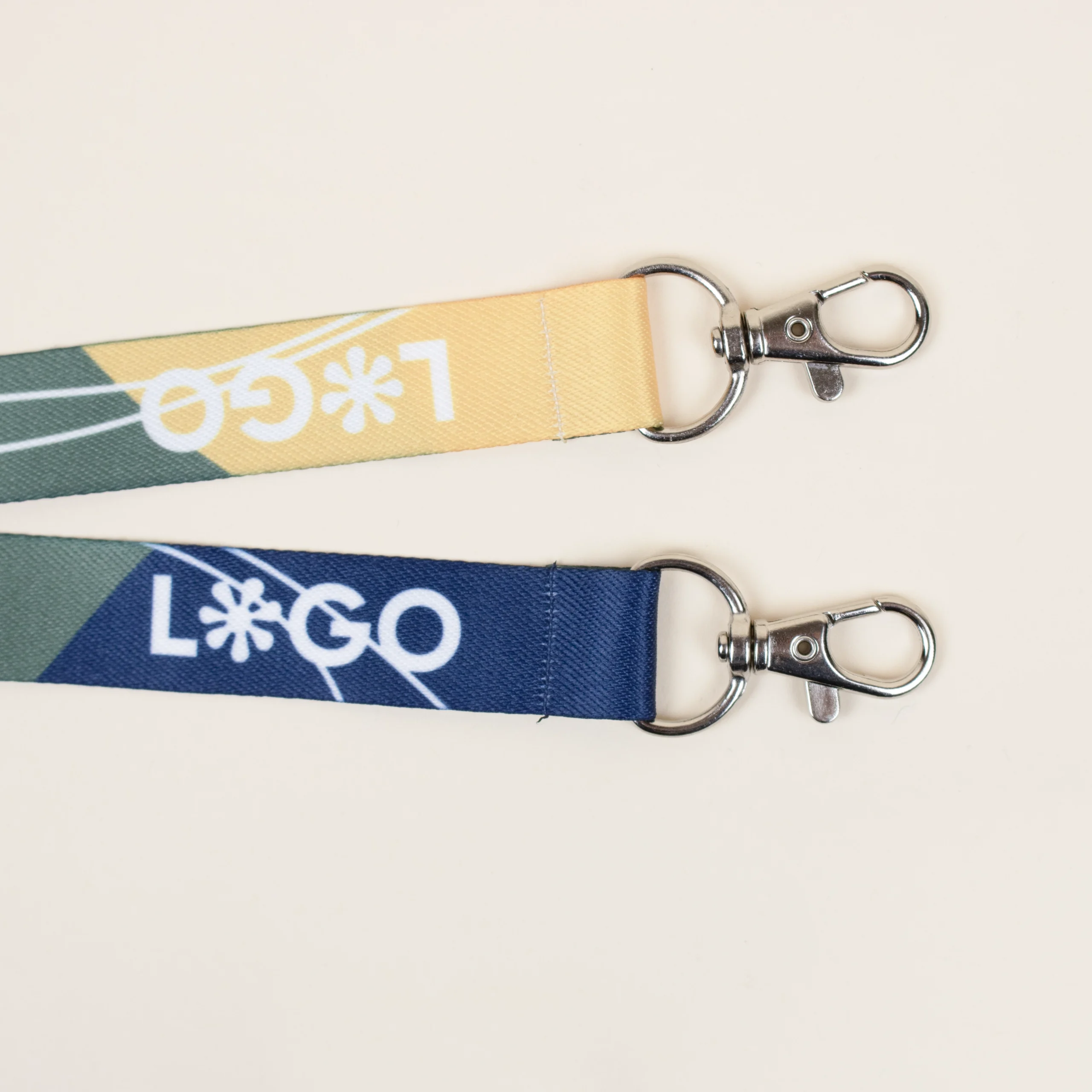 Lanyards rpet doble mosquetón personalizado con logo