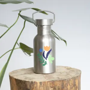 botella acero inoxidable 500 ml personalizada con planta