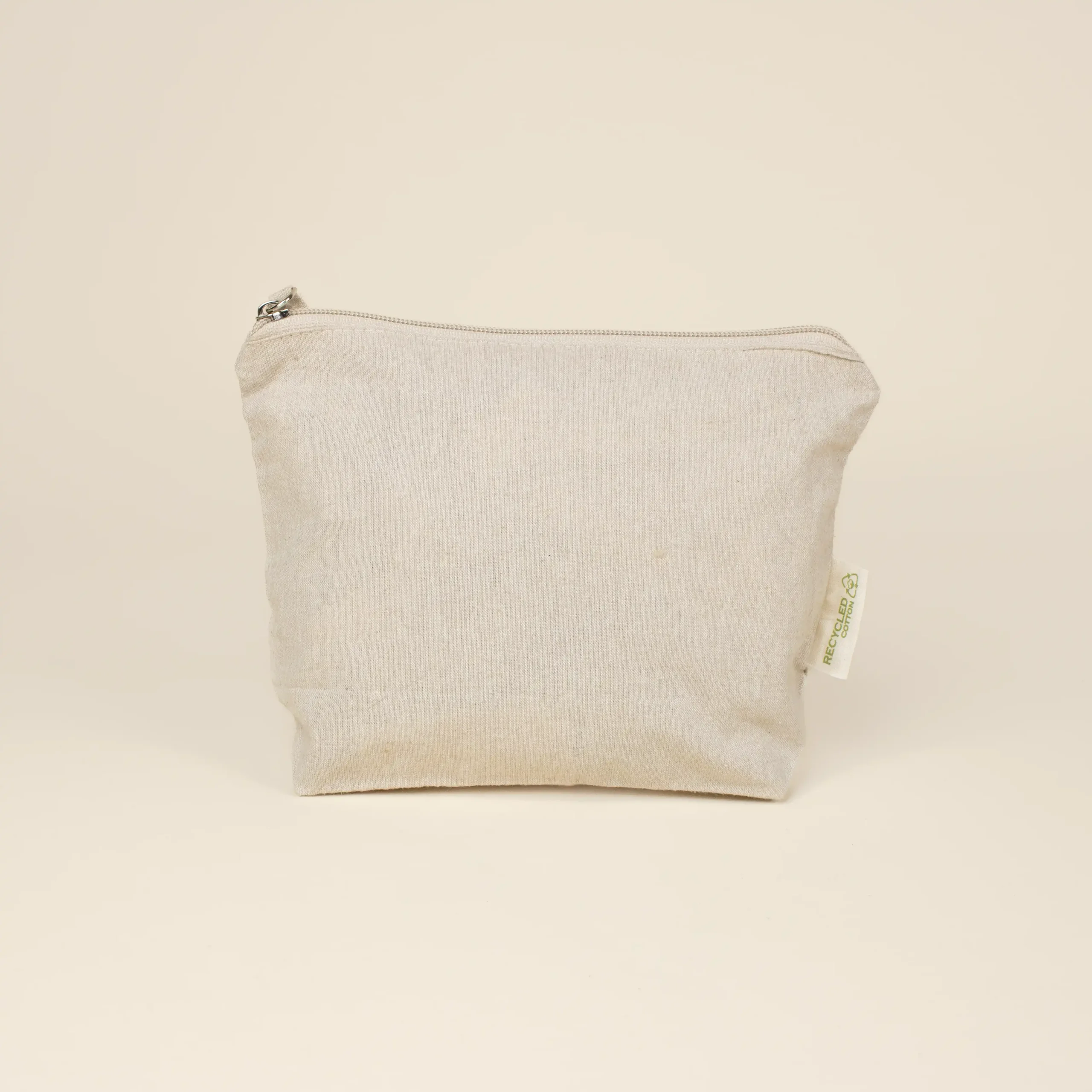 Neceser algodón ecológico COTTO Beige Detrás Neceser algodón ecológico fondo beige