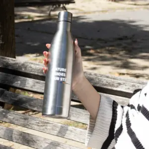 Botella acero inoxidable 1 litro modelo mano chica calle