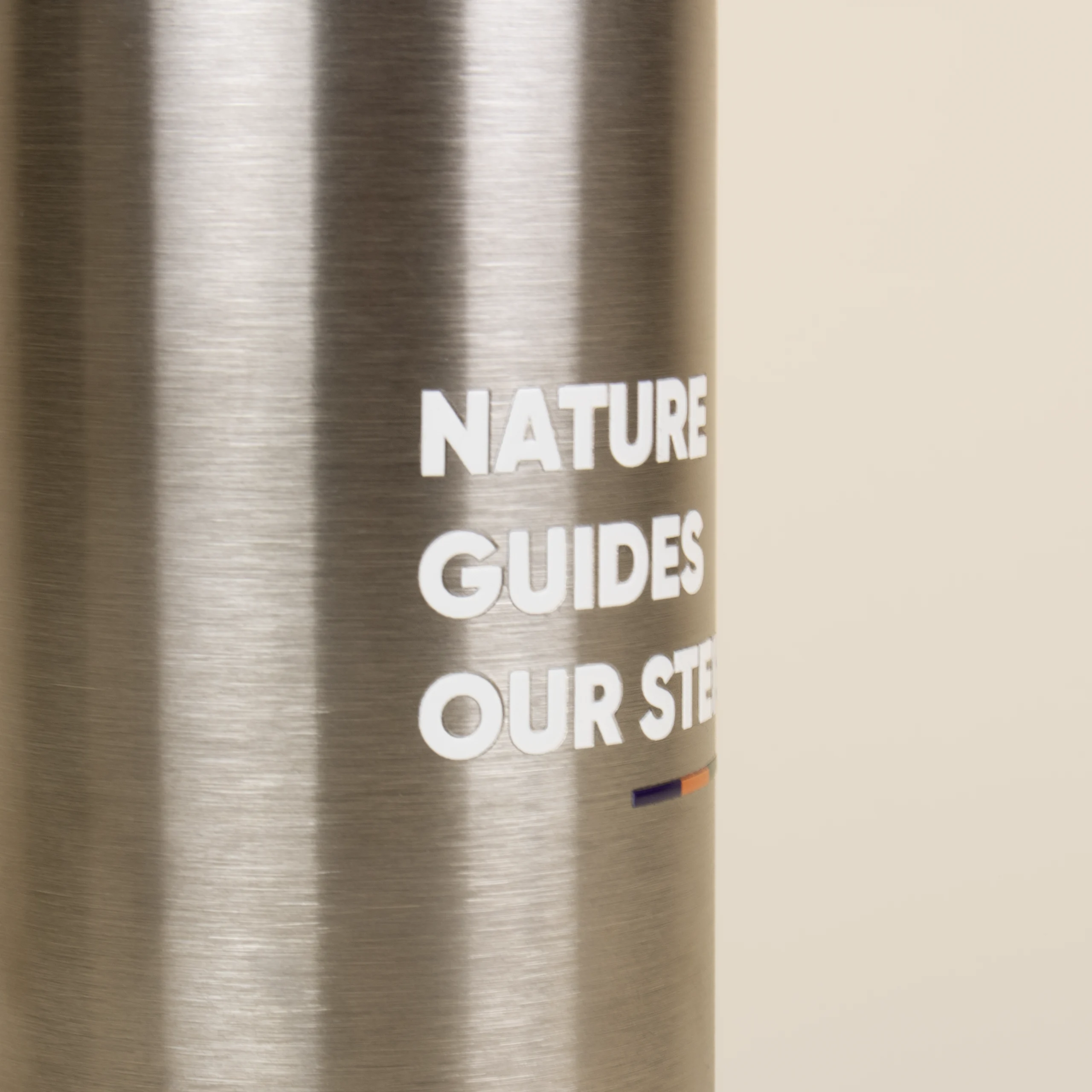 Botella acero inoxidable 1 litro Detalle Botella acero inoxidable 1 litro personalizada logo blanco