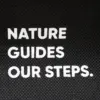 RiƱonera negra rectangular PORTIA Serigrafia Nature guide our steps