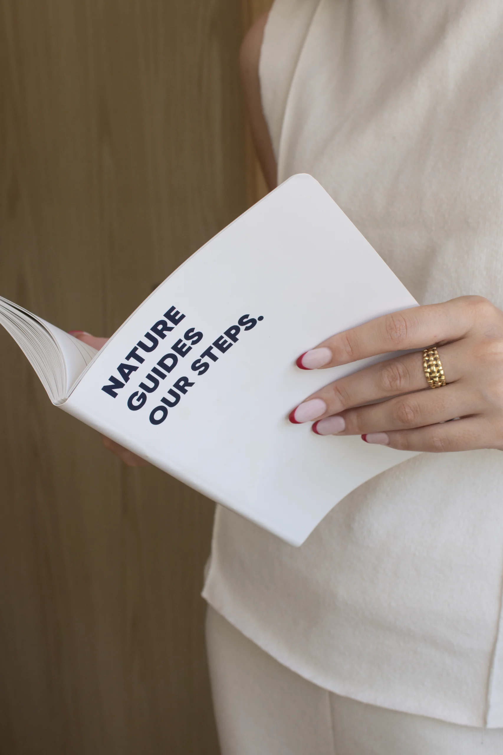 Cuaderno papel de piedra blanco personalizado modelo chica