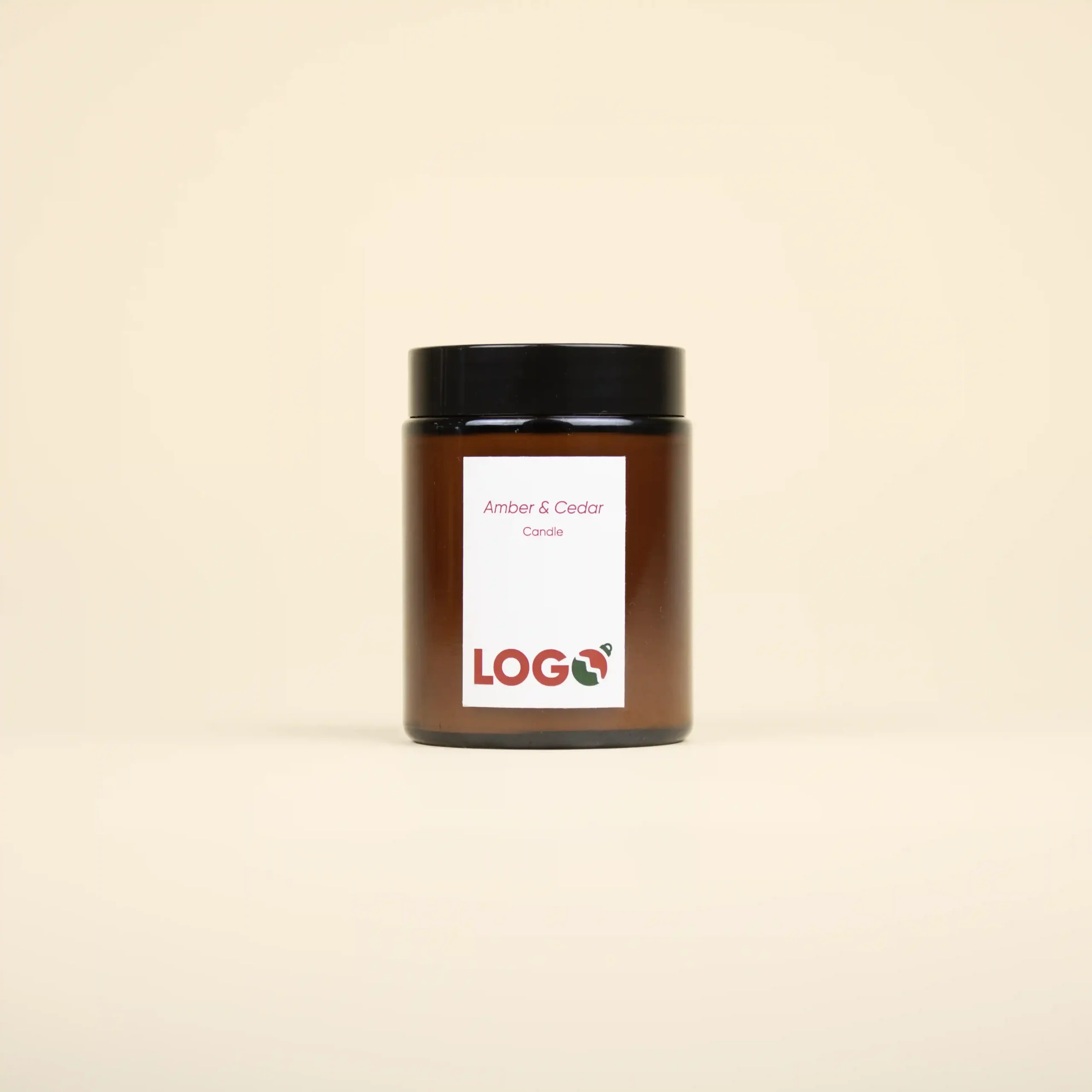 Vela ecológica personalizada para regalo de empresa de Navidad