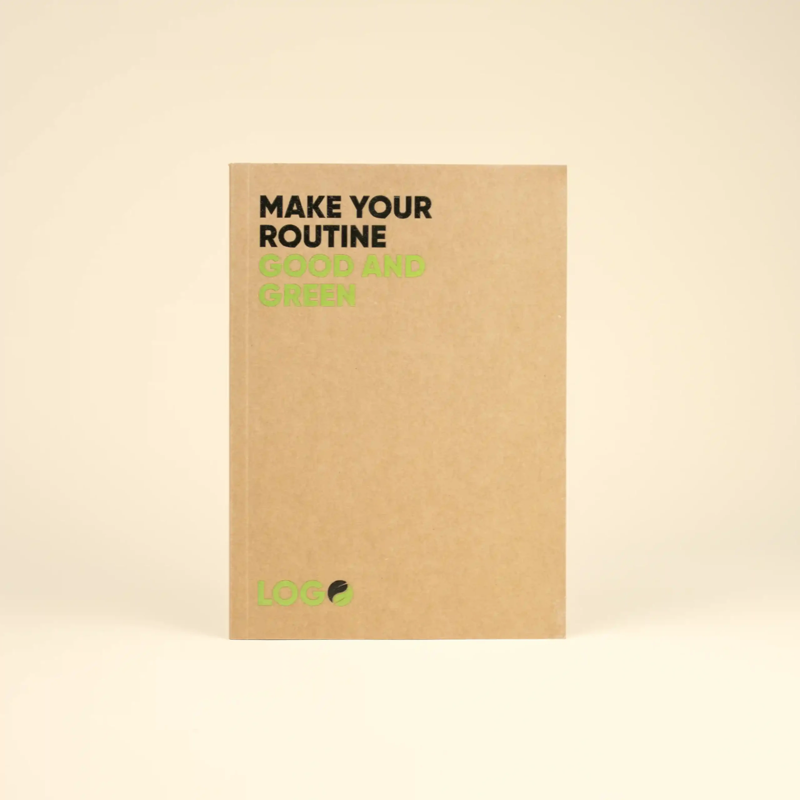 Cuaderno kraft con la portada personallizada