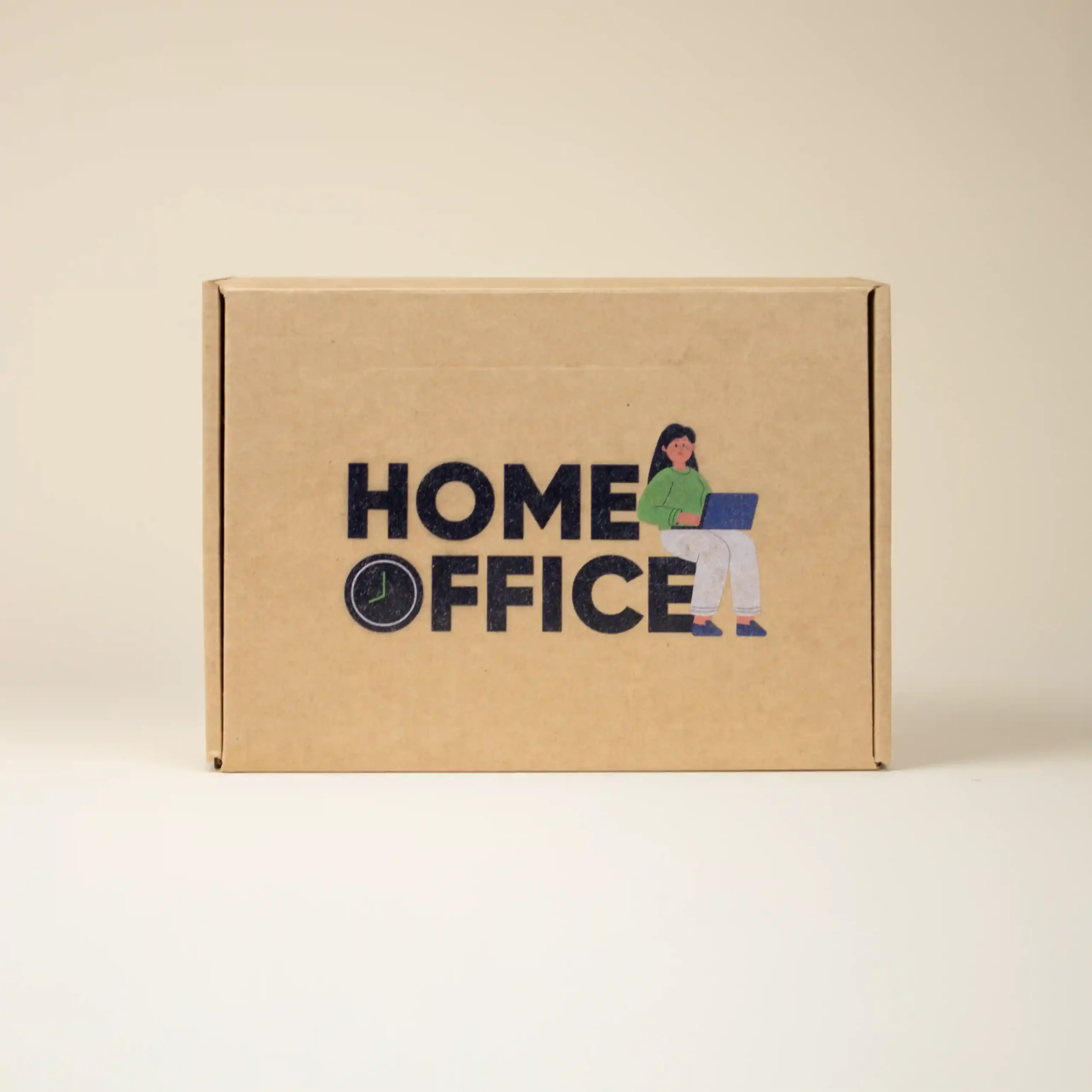 Caja de cartón personalizada para welcome pack de empresa