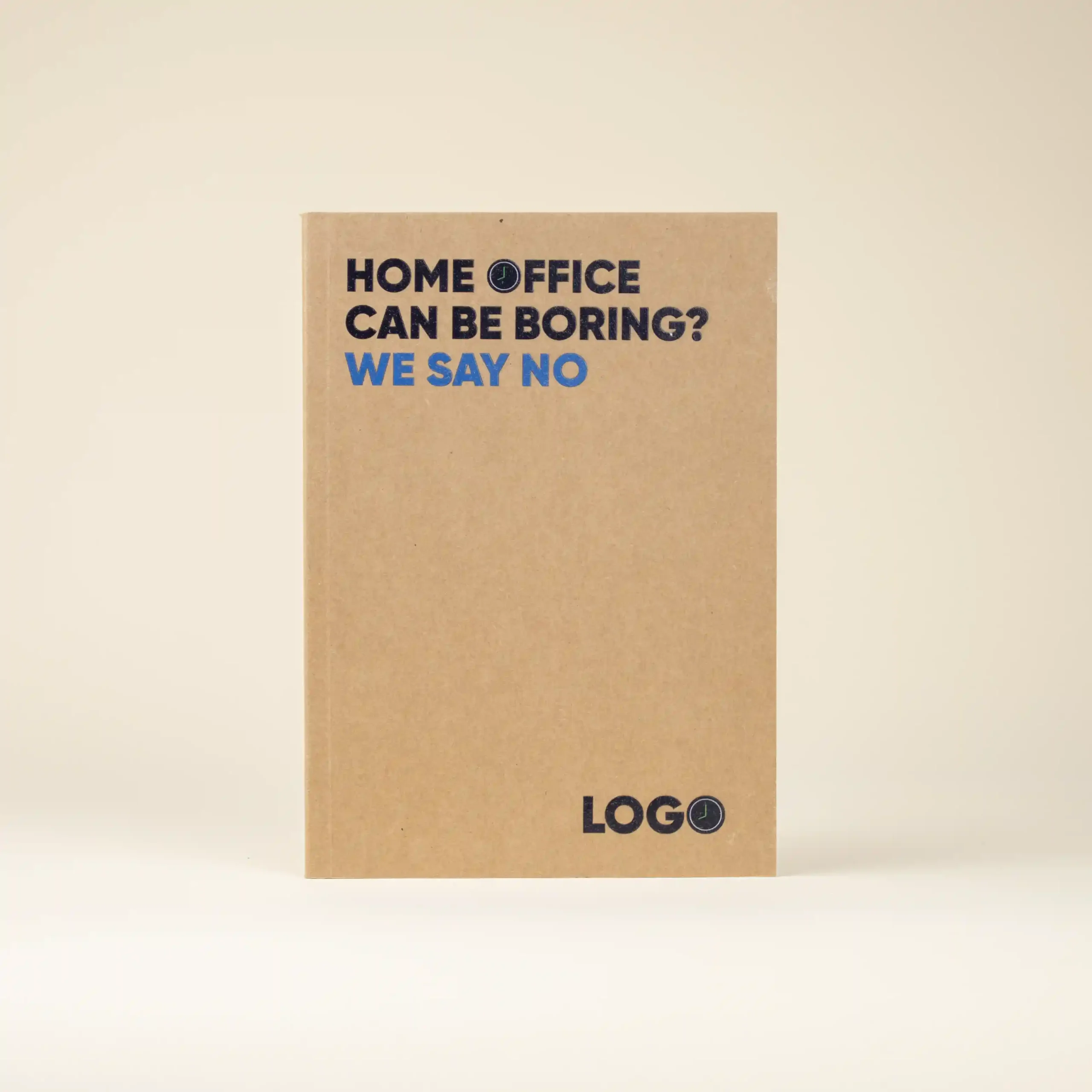 Cuaderno kraft con la portada personallizada