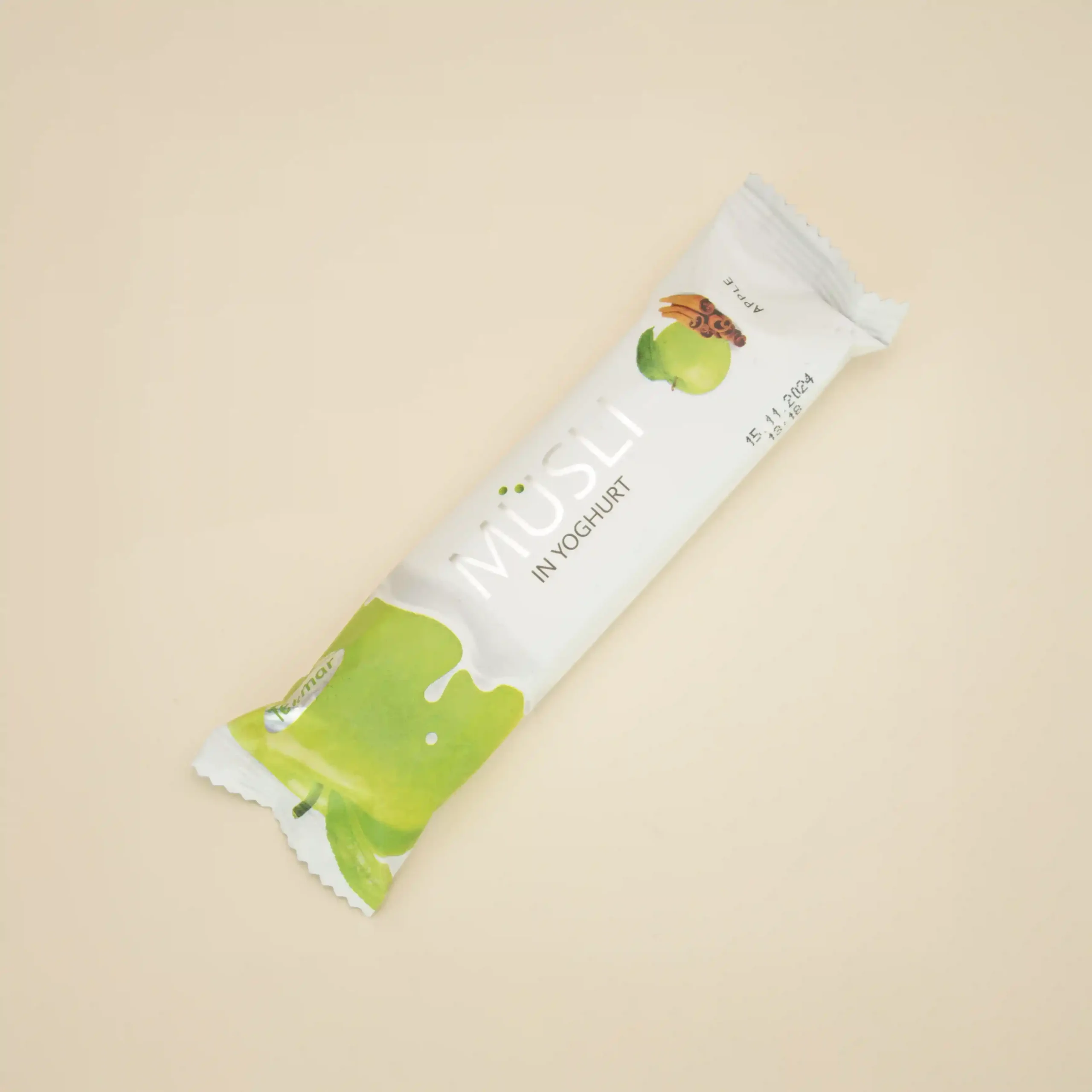 Barrita de muesli de manzana de la marca MUSLI