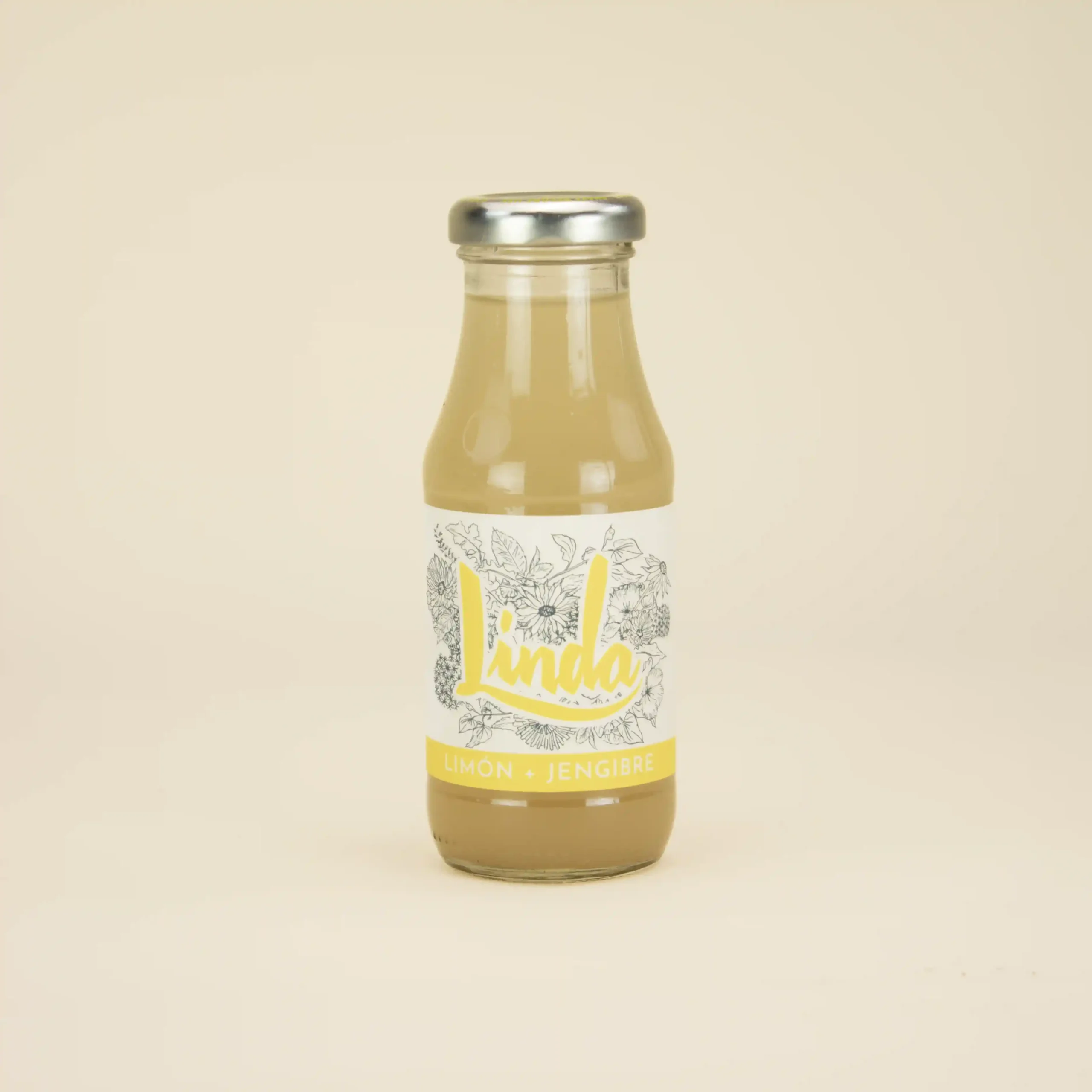 Botella de limonada de la marca Linda