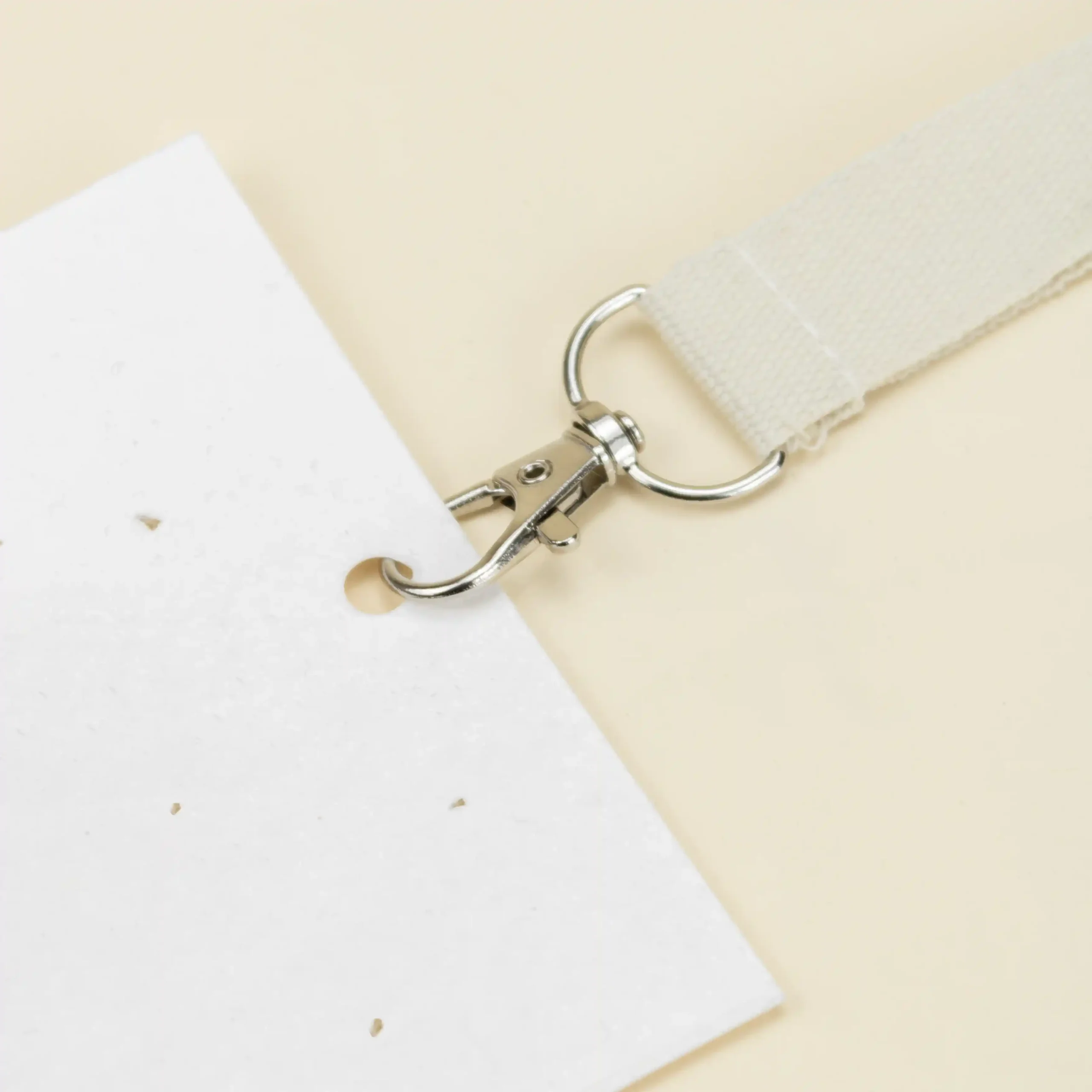 Acreditación con lanyard de algodón