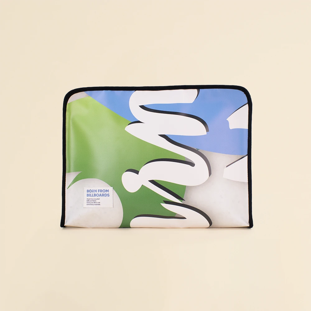 Funda de portátil personalizada hecha con lona reciclada