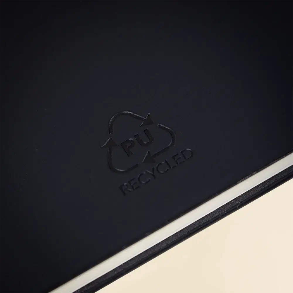 Cuaderno ecológico personalizado negro
