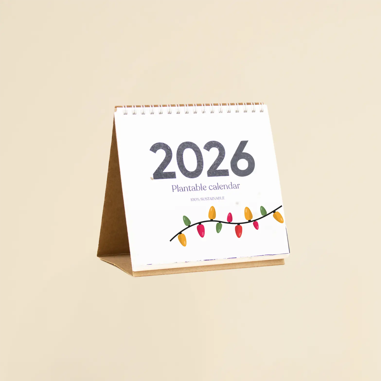 Calendario plantable de mesa portada 2025
